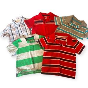 Boys 24 month spring summer polo Shirts Set Bundle Lot